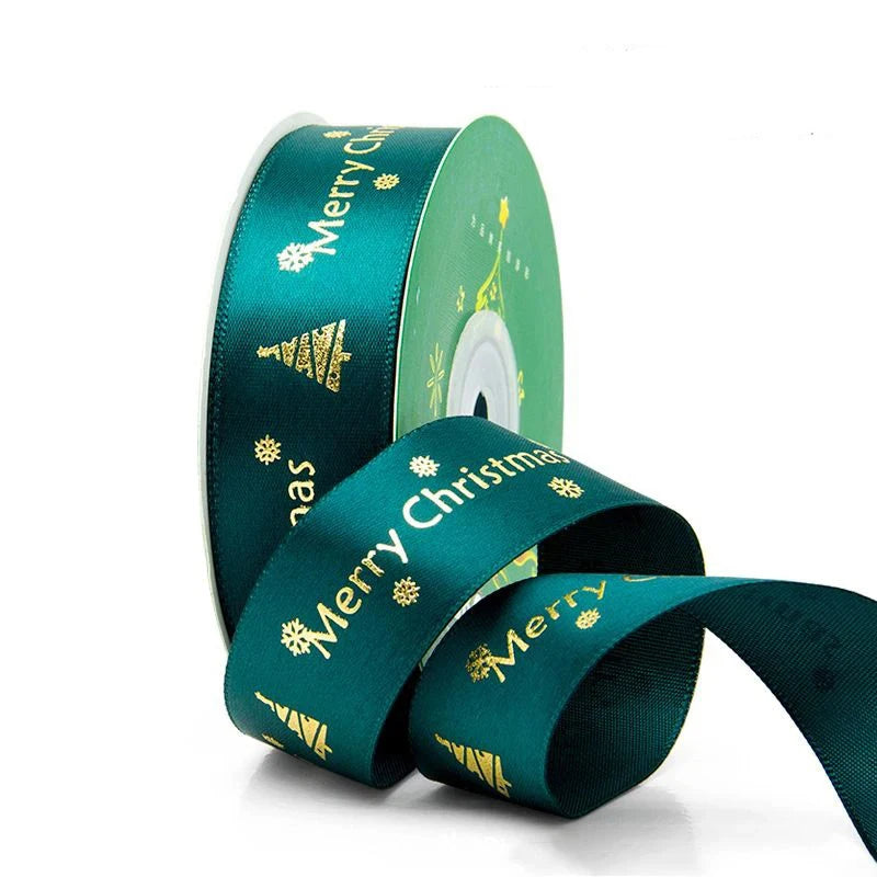 5m Christmas Ribbon – Gift Wrap, Tree & Holiday Décor Christmas Craft Ribbon Babs 2.5cm-18 5M