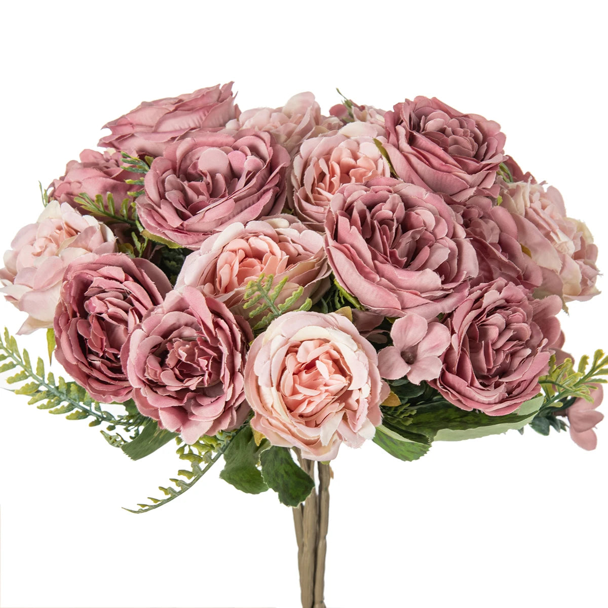 Silk Peony Wreath – Fade-Resistant Artificial Flowers 2–4 Pcs Artificial Flower Wreath Babs Bean Paste 2 pcs