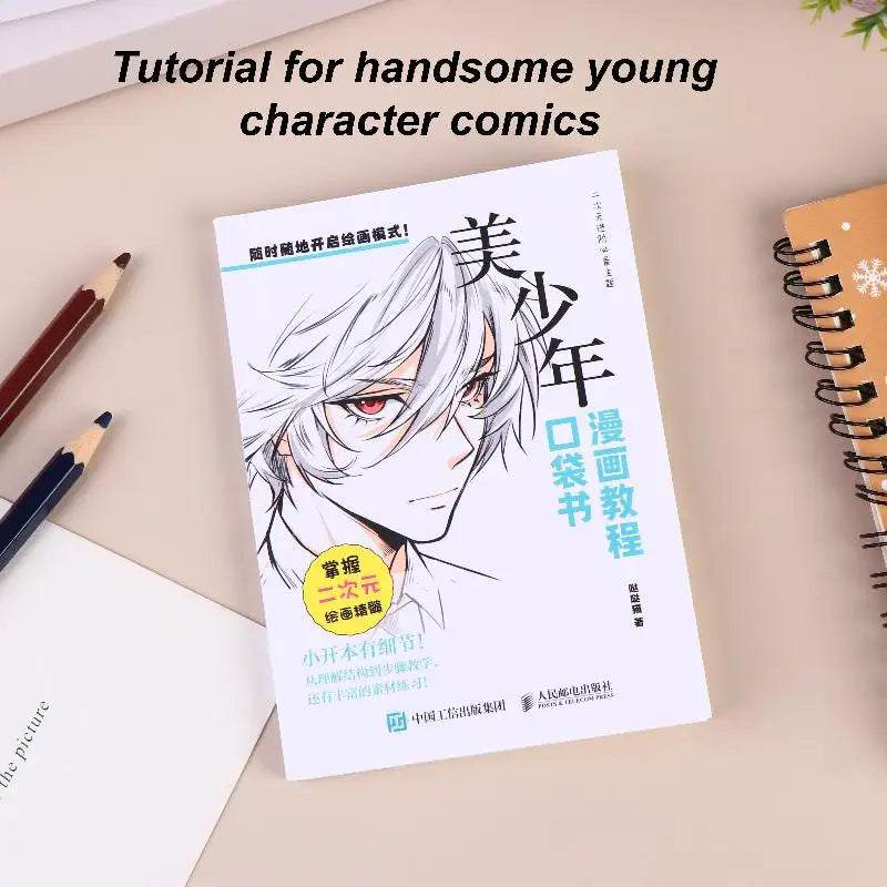 Manga Drawing Tutorial Pocket Book – Anime Hairstyle Guide Manga Tutorial Book Babs A2