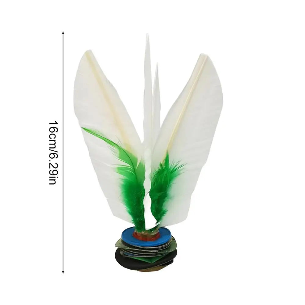Chinese Jianzi Feather Shuttlecock Outdoor Kick Game Toy Feather Shuttlecock Babs 1pcs