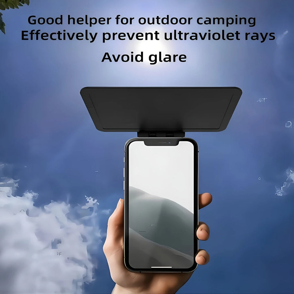Car Phone Sun Visor Anti-Glare GPS Navigation Sunshade Hood Car Phone Sunshade Babs