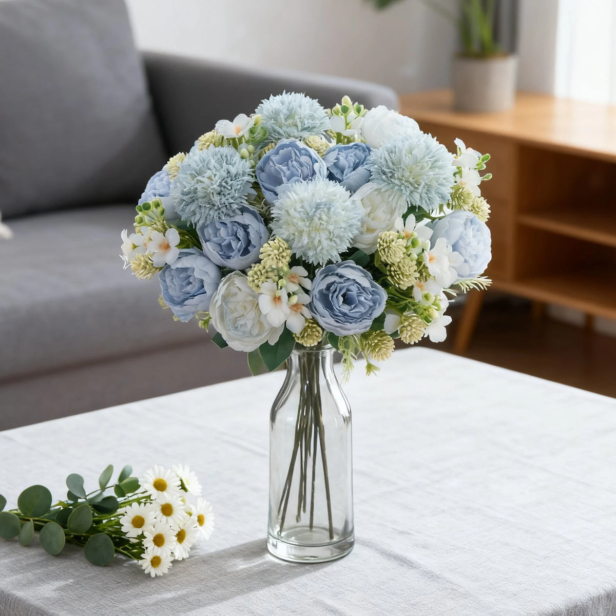 Artificial Silk Peony Bouquet | Wedding & Home Décor Flowers Artificial Flower Bouquet Babs