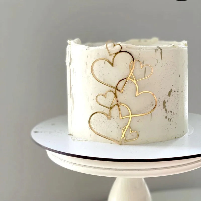 Gold Silver Acrylic Happy Birthday Cake Toppers – DIY Decor Cake Topper Babs 8