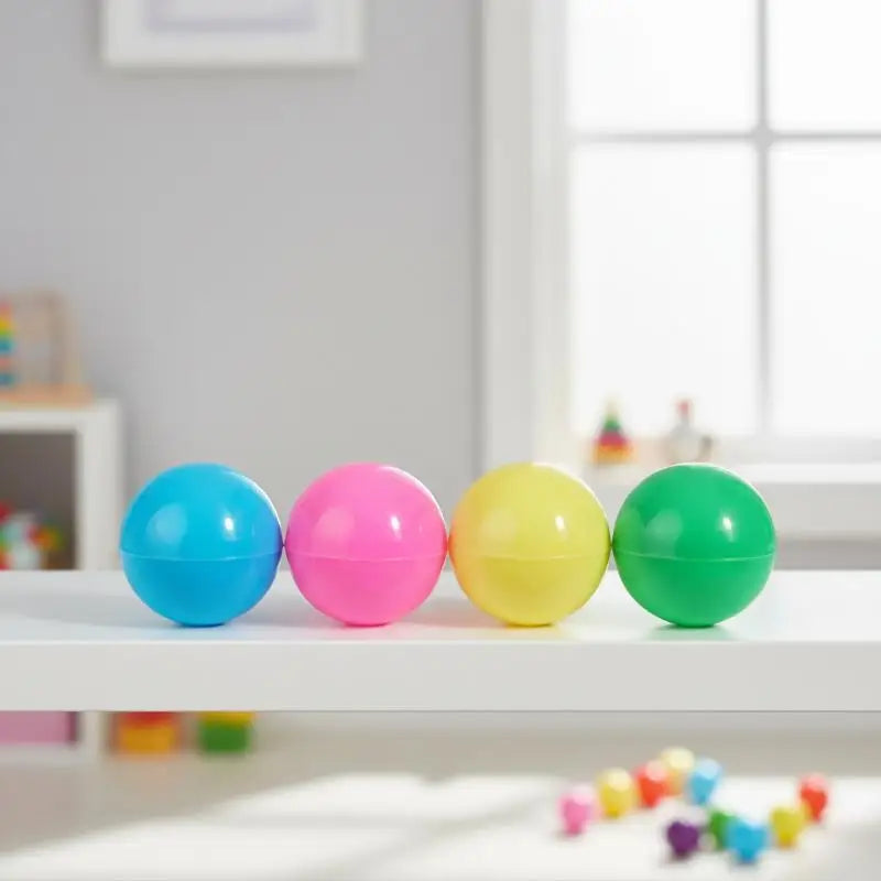 50Pcs Empty Plastic Capsule Balls 60-75MM DIY Surprise Containers Capsule Toy Containers Babs