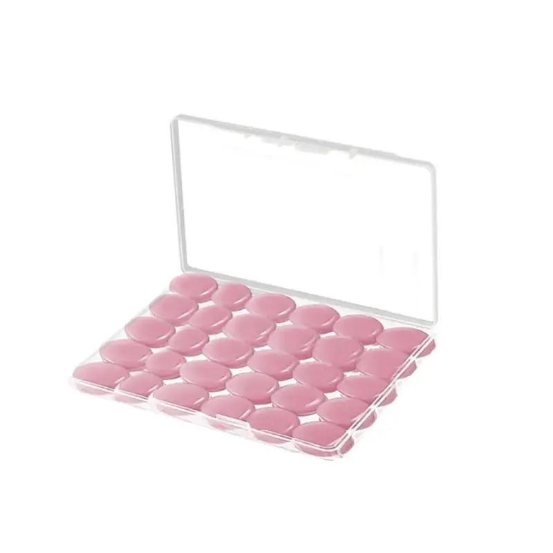30Pcs Moldable Silicone Earplugs 38dB – Sleep, Travel & Work Moldable Silicone Earplugs Babs Pink