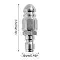 Sewer Jetter Nozzle 1/4" Quick Connect – Stainless Steel Sewer Jetter Nozzle Babs 1pcs