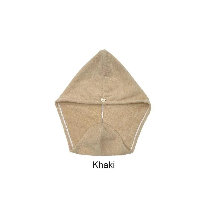 Microfiber Hair Towel Wrap – Quick Dry Turban Cap for Women Hair Drying Turban Babs brown