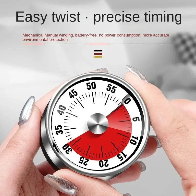 Mechanical Countdown Timer – 60 Min Kitchen & Classroom Mechanical Kitchen Timer Babs