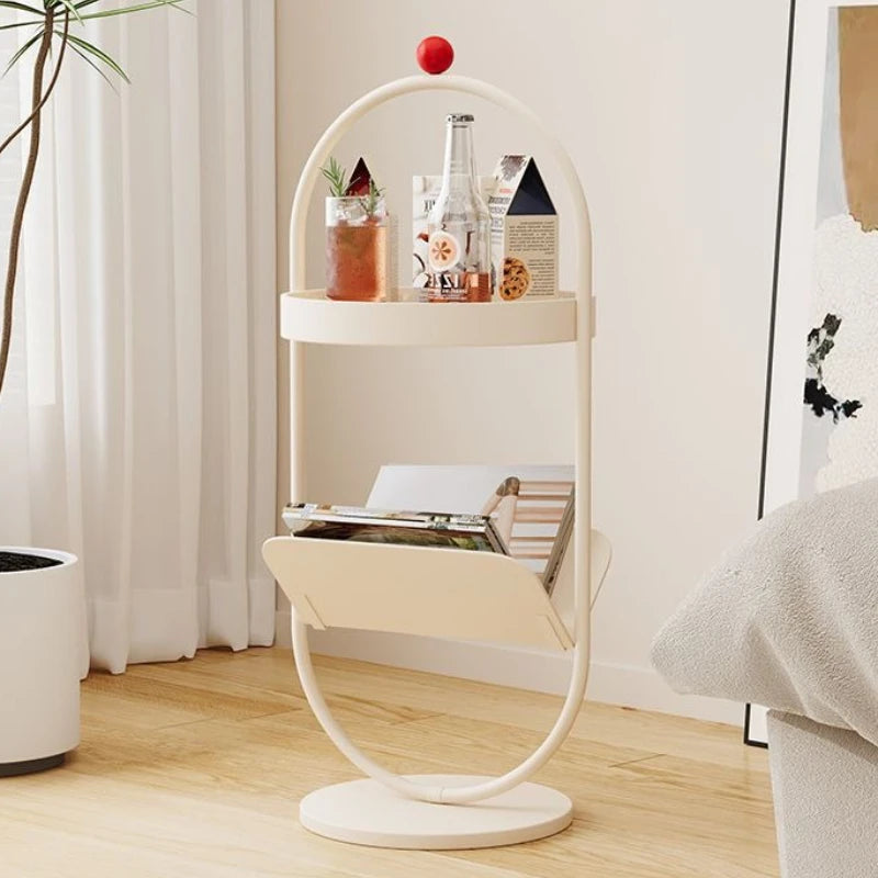 Nordic Metal Coffee Table with Storage | Modern Side Table Coffee Side Table Babs
