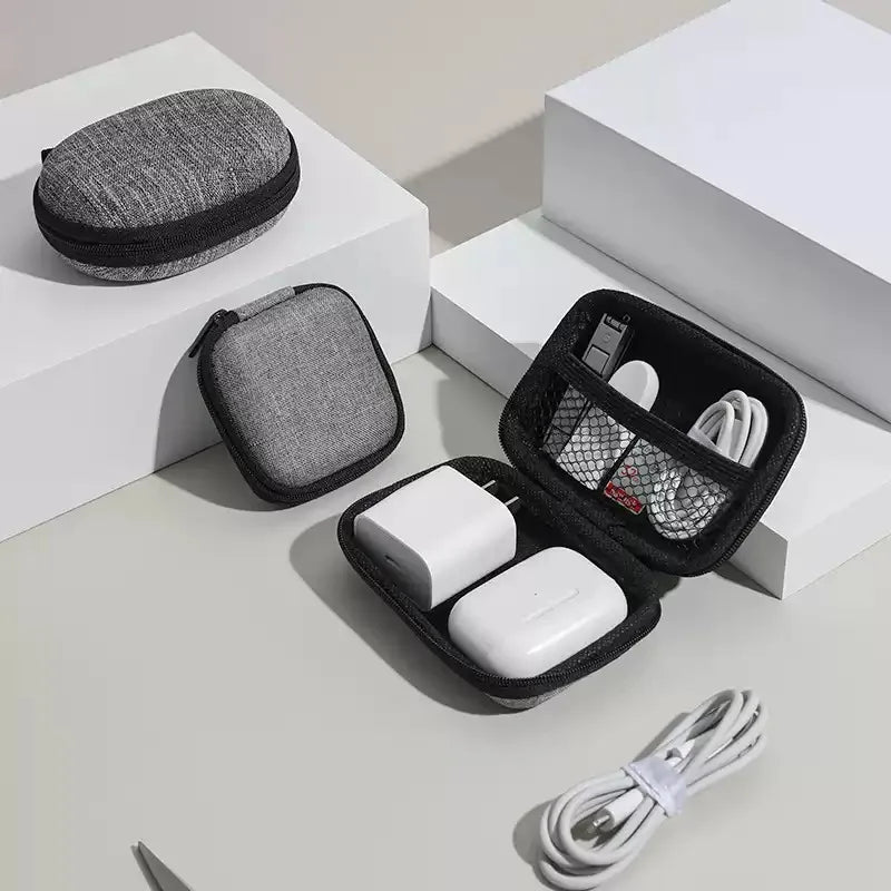 Mini Hard EVA Electronics Organizer Bag | USB & Travel Case Electronics Organizer Bag Babs