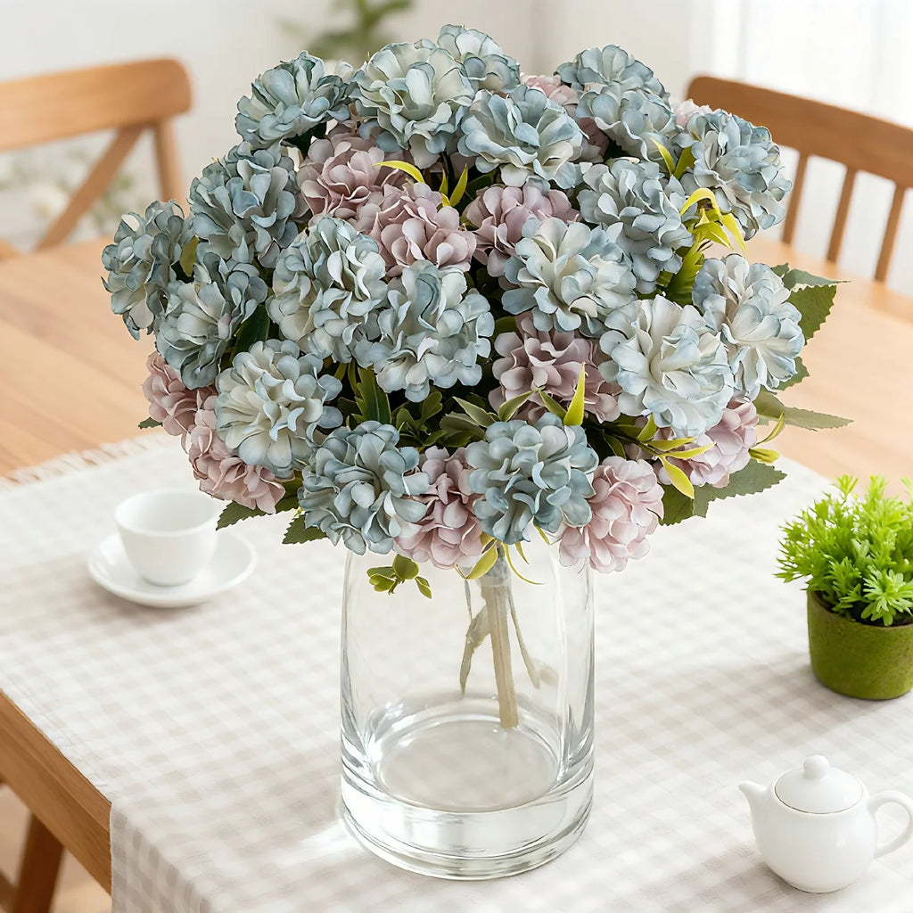 Silk Artificial Hydrangea Bouquet | Wedding & Home Décor Artificial Flower Bouquet Babs