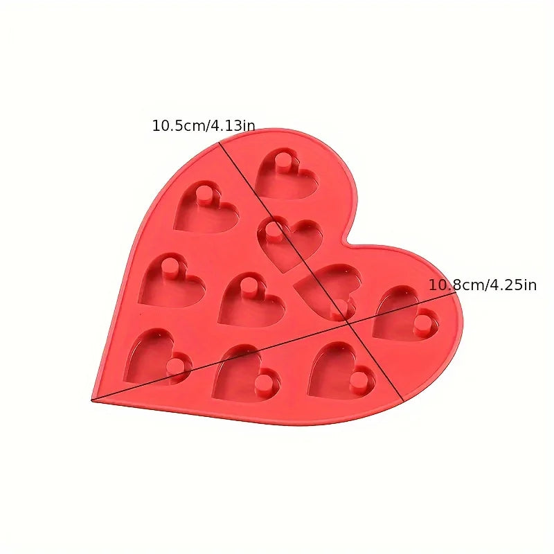 Heart Silicone Resin Mould – DIY Earring & Pendant Casting Resin Casting Mould Babs