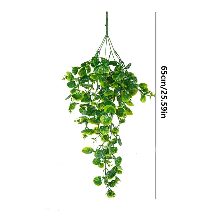 Artificial Eucalyptus Fern Vine Wall Hanging – 65cm Décor Artificial Plant Vine Babs