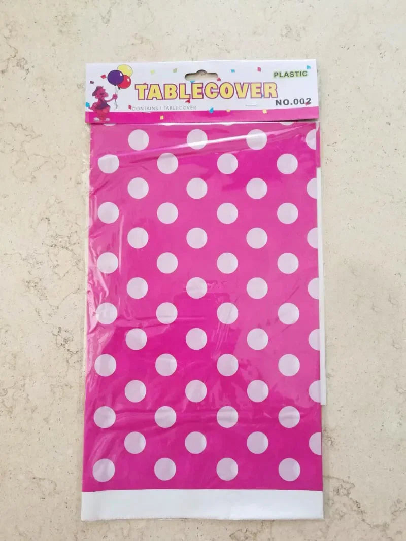 20pcs Festive Dot Disposable Tablecloths 180x108cm Party Covers Disposable Tablecloth Babs rose