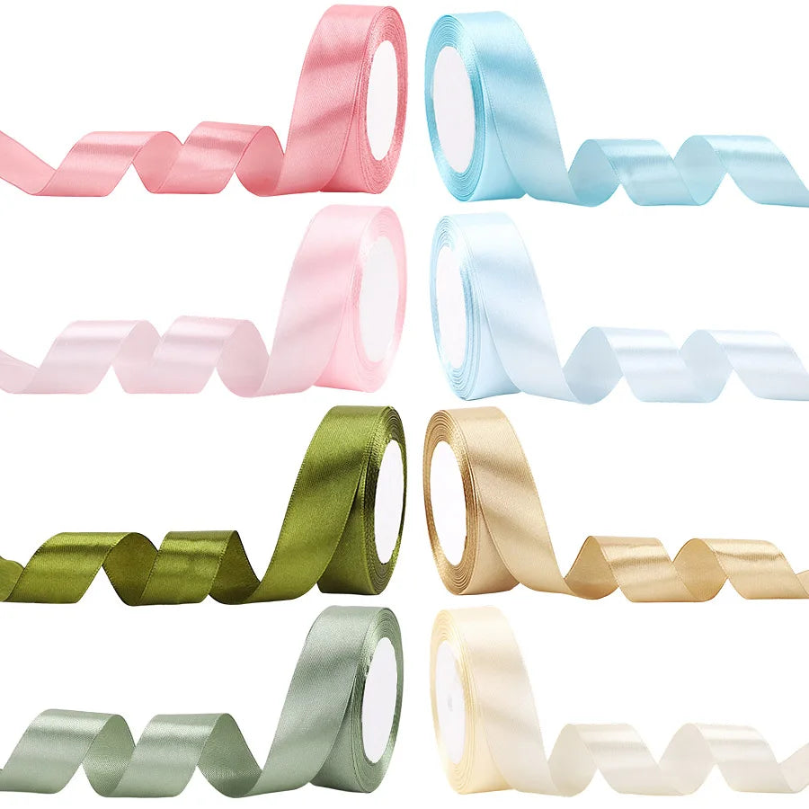 25 Yard Satin Ribbon for Gift Wrapping, Crafts & Parties Satin Craft Ribbon Babs