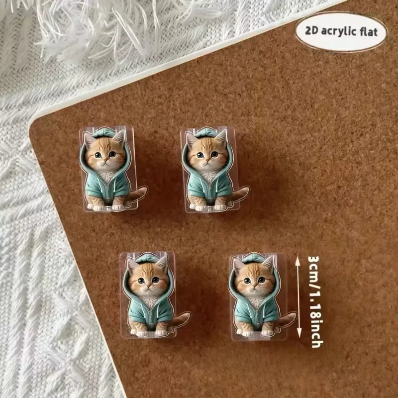 Cartoon Cat Cable Protectors for Type-C Charging Cables – 2pcs Cable Protector Babs