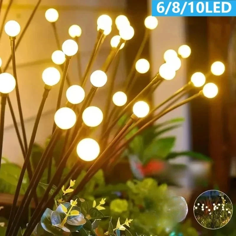 Solar Firefly String Lights – Outdoor Garden & Lawn Décor Solar Garden Lights Babs