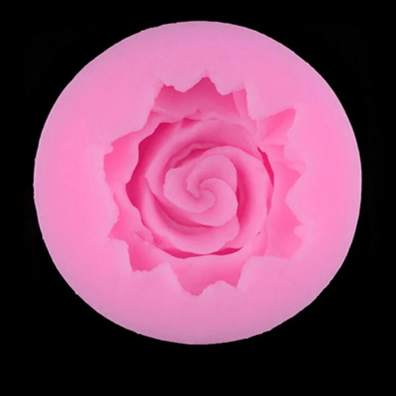 3D Rose Silicone Mold – Chocolate, Fondant & Soap Making Silicone Baking Mold Babs