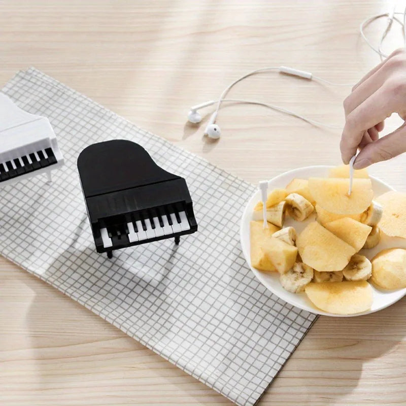Piano Fruit Forks Set of 10 – Cute Dessert & Fruit Picks Dessert Fruit Forks Babs