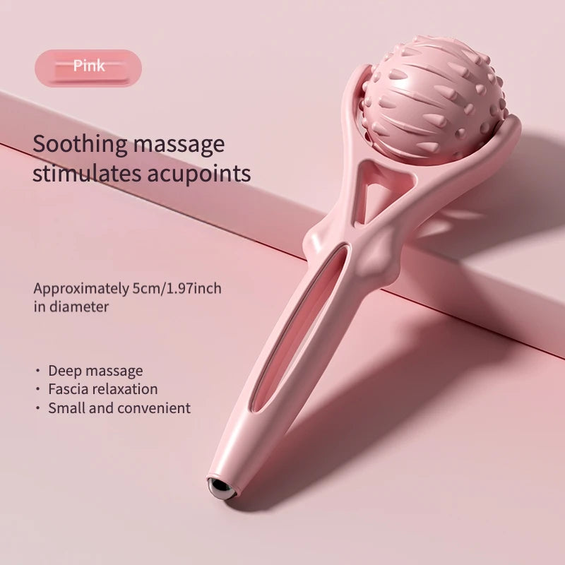 Handheld Fascia Massage Ball – Neck, Shoulder & Back Relief Fascia Massage Ball Babs Pink