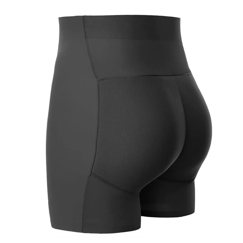 Women's Padded Butt Lifting Shapewear Tummy Control Shorts Butt Lifting Shapewear Babs No.175 Black L