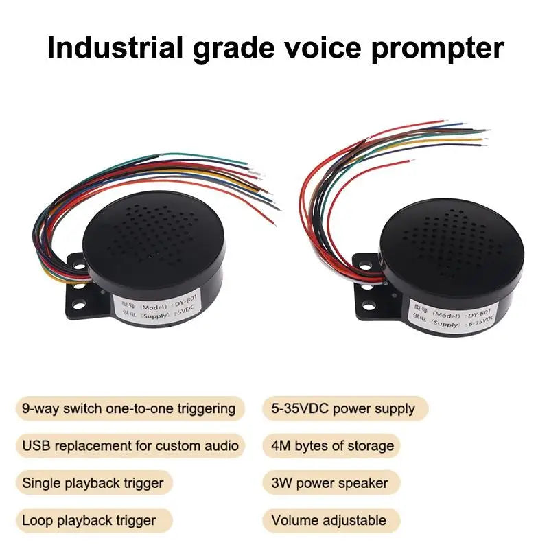 9-Channel Voice Trigger MP3 Player – Car Alarm & Sound Module Trigger MP3 Player Module Babs