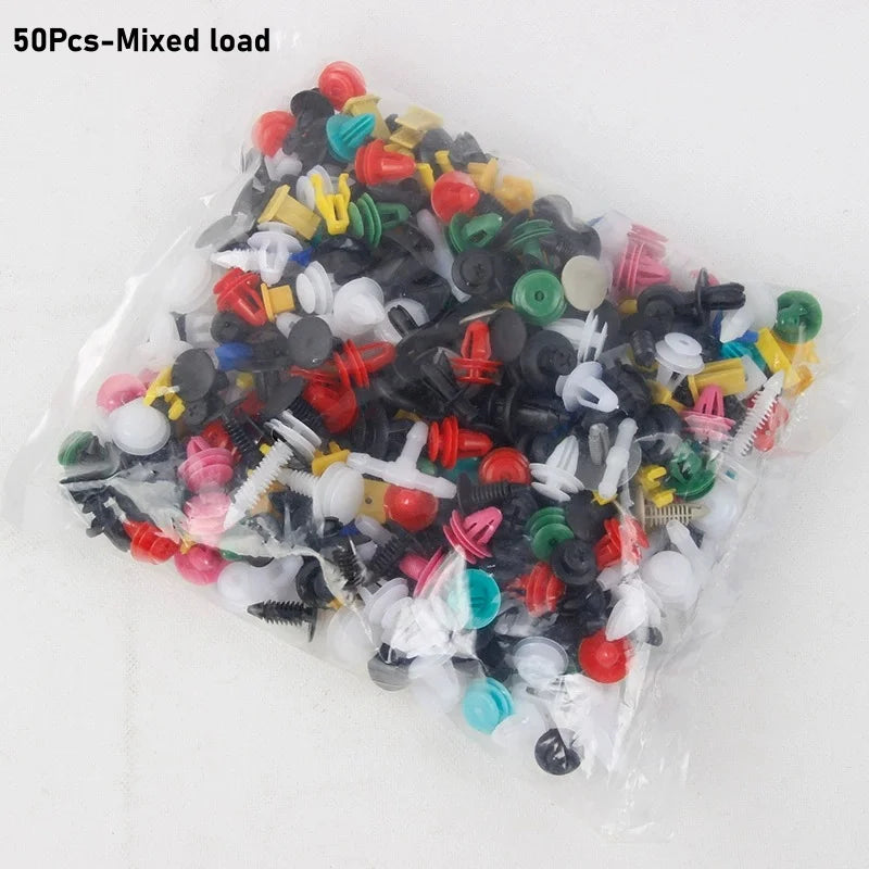 Universal Car Plastic Clips Fastener Assortment Kit – 50/1000 Pcs Auto Fastener Clip Kit Babs 50Pcs