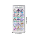 3D Kawaii Stickers – Sweets, Fruit & Ice Cream PVC Set (10pc) Decorative Craft Stickers Babs 01