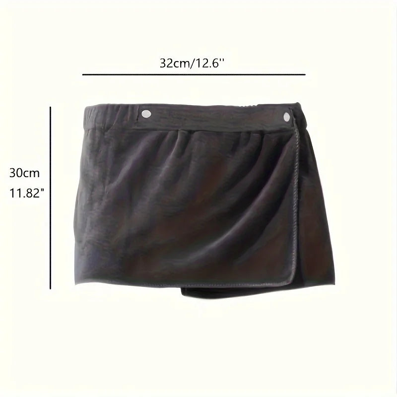 Men's Wearable Bath Towel Shorts – Ultra-Fine Microfiber Wearable Bath Towel Babs