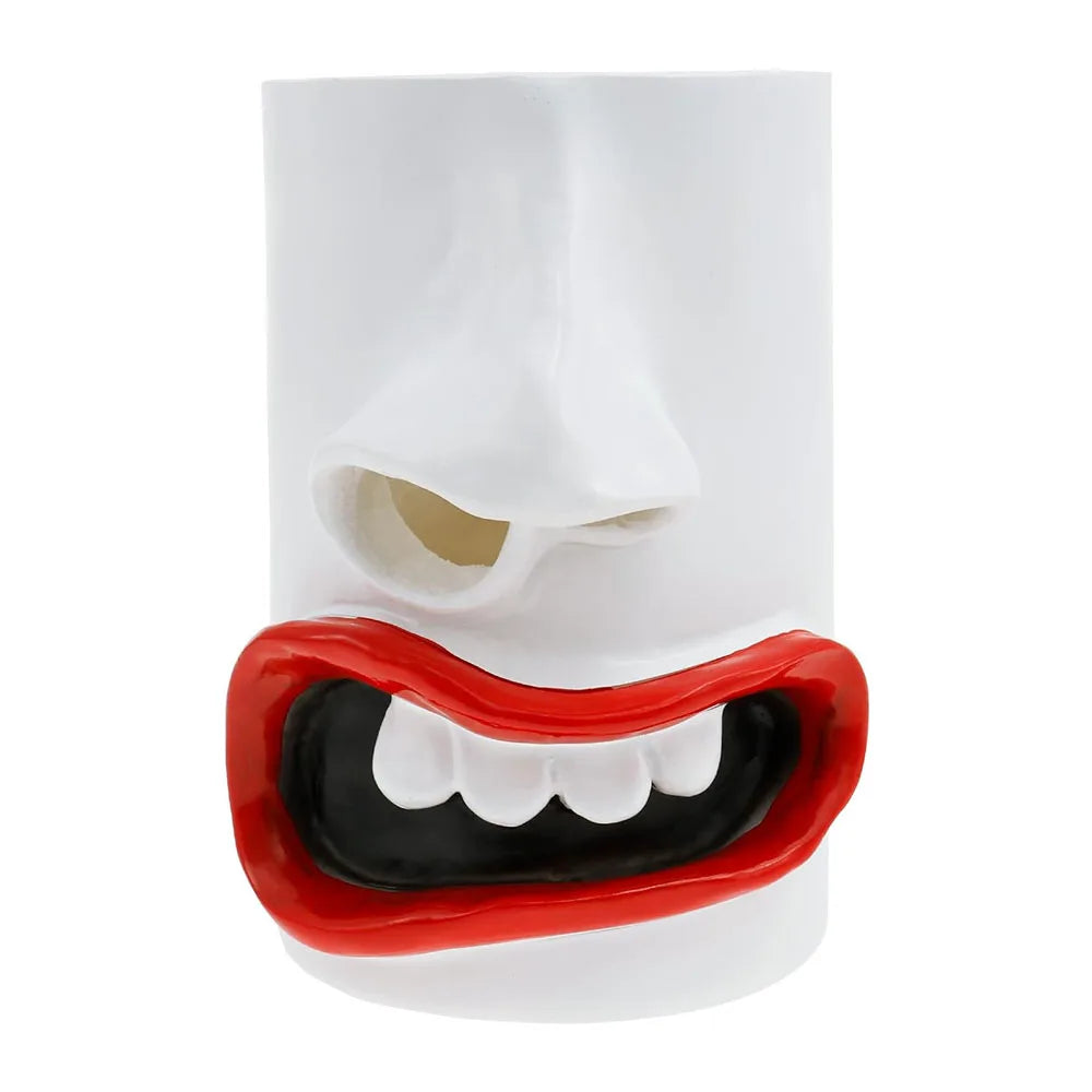 Funny Face Tissue Box Holder – Novelty Nose & Mouth Design Novelty Tissue Holder Babs 1PC