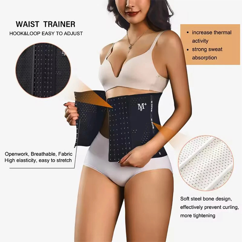 Women's Underbust Waist Cincher Corset Belt Body Shaper Waist Cincher Shapewear Babs