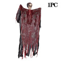 Halloween Hanging Skeleton Grim Reaper Ghost Skull Prop 1-10PCS Halloween Hanging Prop Babs 1PC As Shown