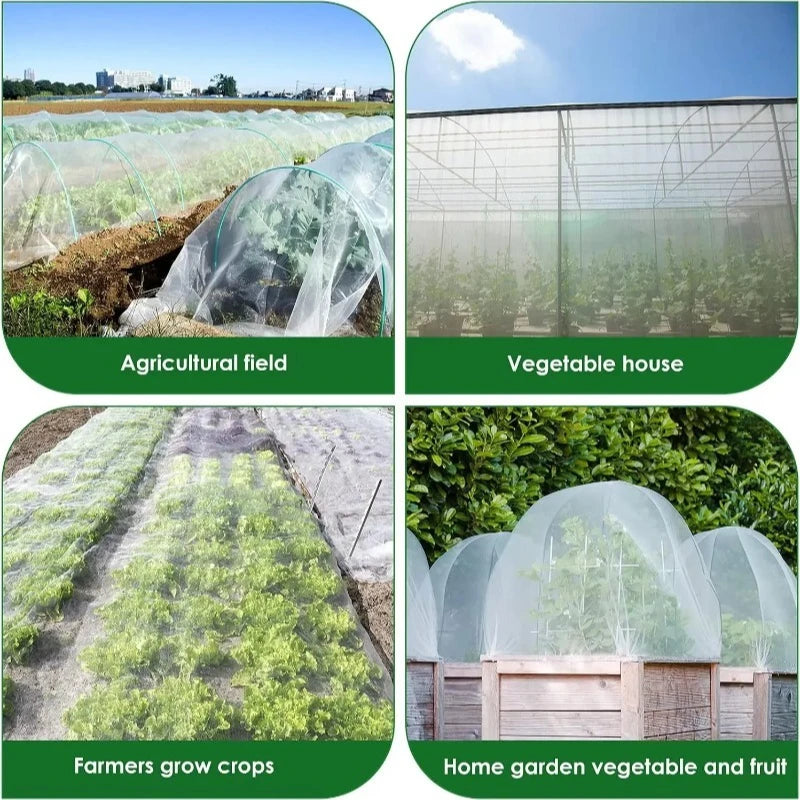60 Mesh Garden Insect Netting – Plant & Vegetable Protective Net Garden Insect Netting Babs