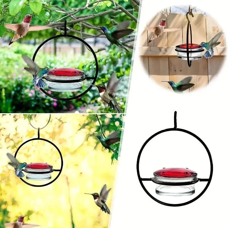 Hanging Hummingbird Feeder – Bee-Proof for Yard & Garden Hanging Bird Feeder Babs