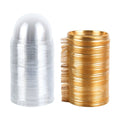 30Pcs Mini Cupcake Boxes – Wedding, Birthday & Eid Party Packaging Cupcake Packaging Boxes Babs Gold 30pcs