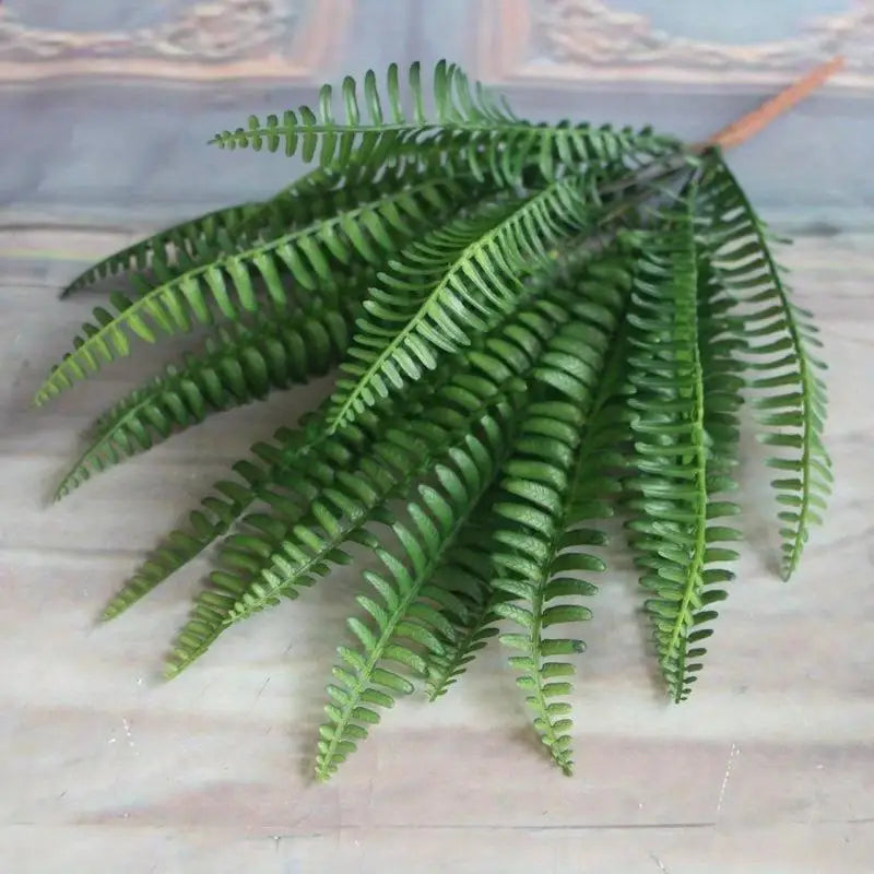 Artificial Persian Leaf Branch – Green Faux Plant for Home & Wedding Artificial Plant Decor Babs