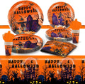 Halloween Disposable Tableware Set – Plates, Cups & More Disposable Tableware Set Babs orange 3Set