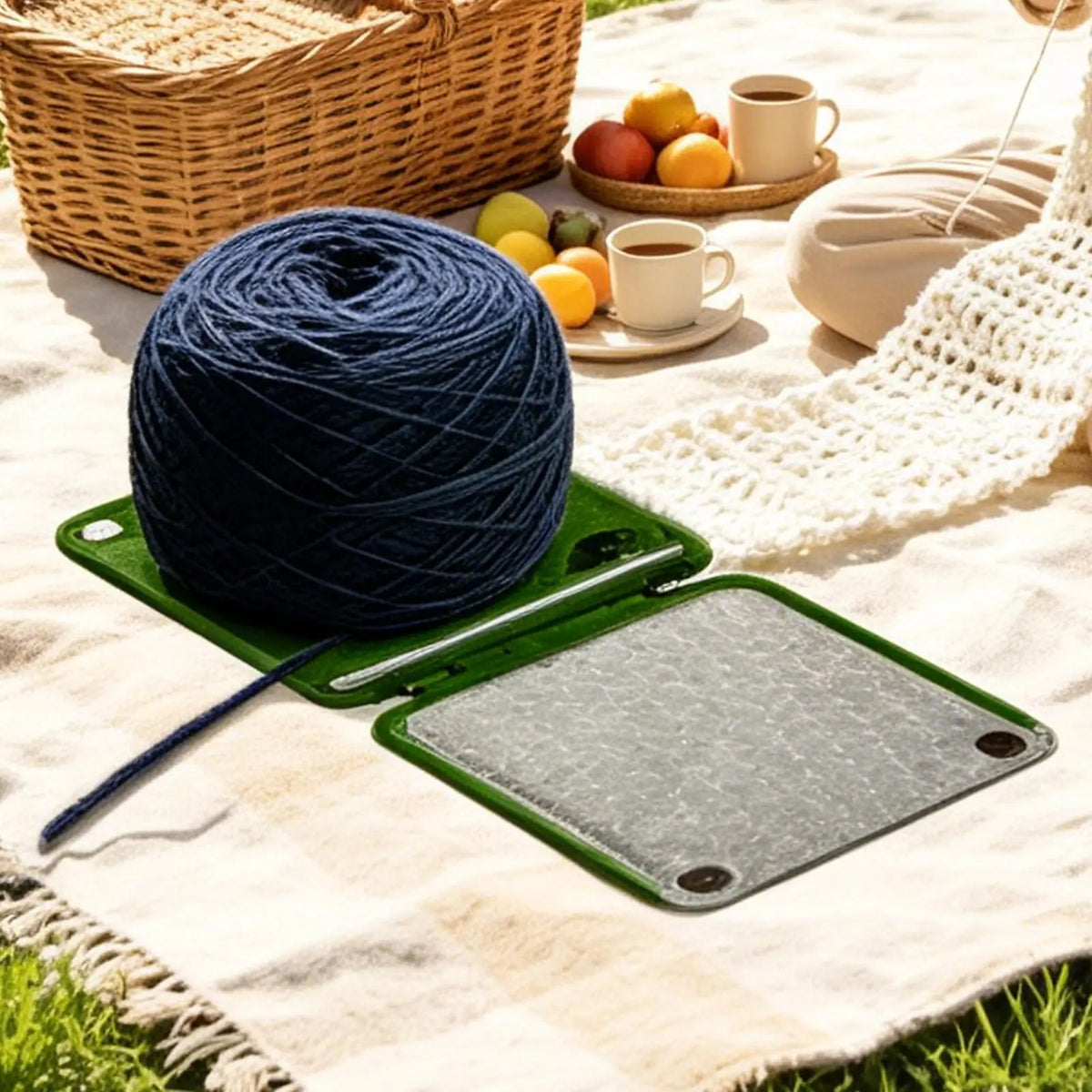 Portable Yarn Holder & Winder Organizer for Knitting & Crochet Yarn Holder Organizer Babs