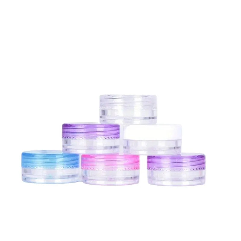 50pcs 3g Frosted Cosmetic Jars – Eye Shadow & Powder Bottles Cosmetic Packaging Jars Babs