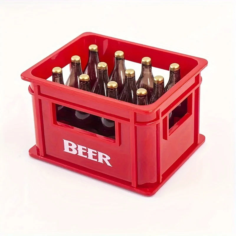 Beer Basket Magnetic Bottle Opener – Fridge Décor & Opener Magnetic Bottle Opener Babs Red