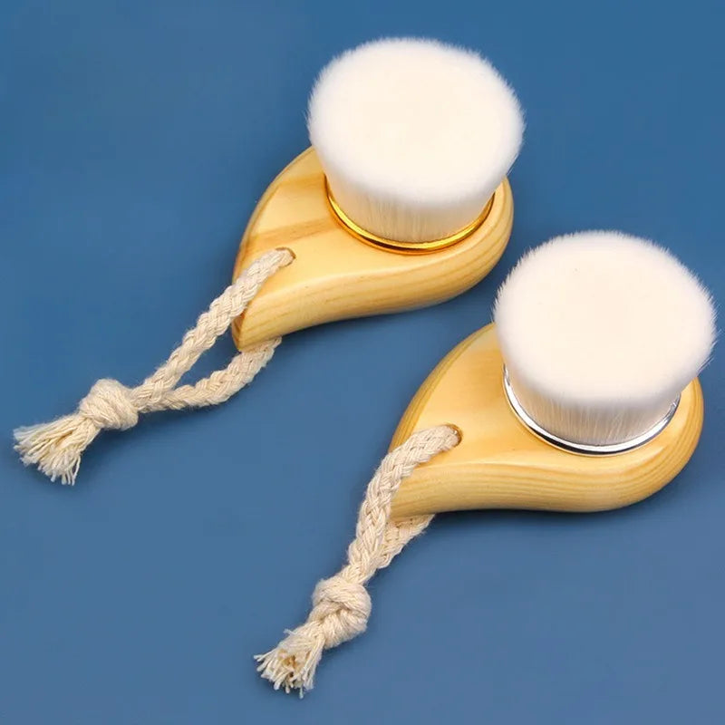 Facial Cleansing Brush – Soft Bristles & Wood Handle | Babs Facial Cleansing Brush Babs