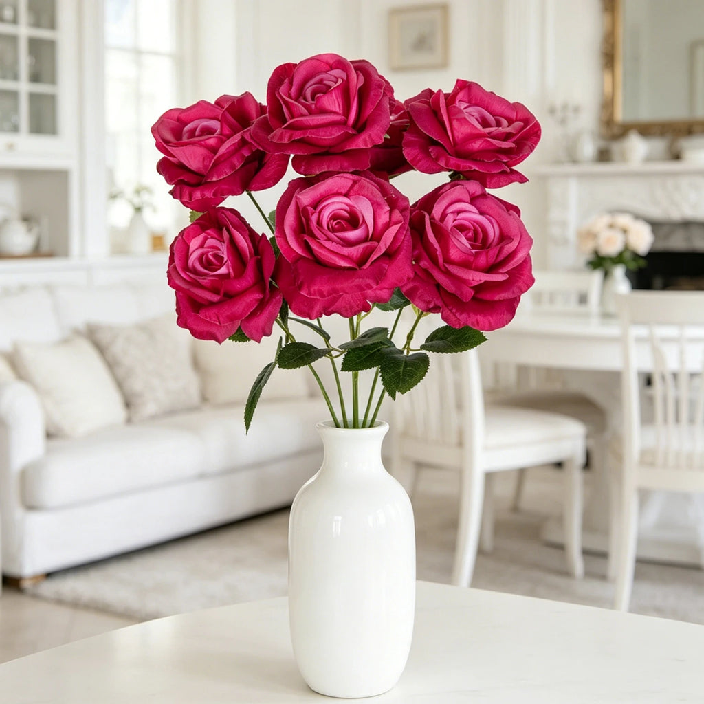 Artificial Silk Rose Bouquet – Wedding & Home Décor Artificial Flower Bouquet Babs