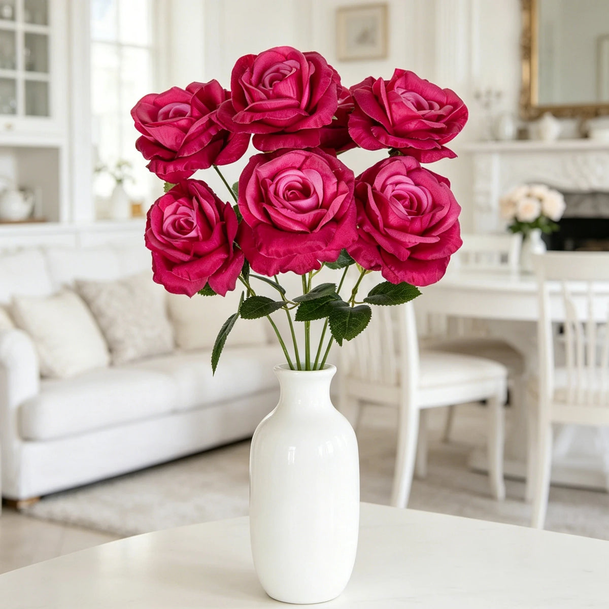Artificial Silk Rose Bouquet – Wedding & Home Décor Artificial Flower Bouquet Babs