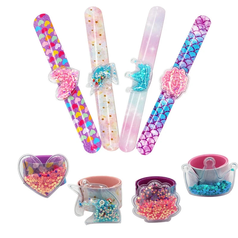 Unicorn Mermaid Sequin Slap Bracelets – Kids Party Favors Kids Party Favors Babs