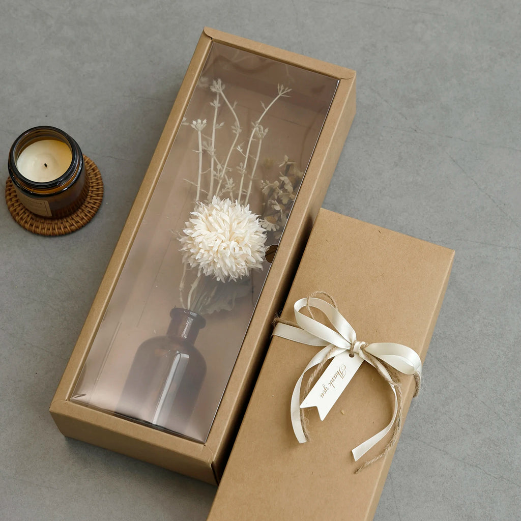 Artificial Silk Peony Bouquet with Vase & Gift Box – 30cm Artificial Flower Bouquet Babs
