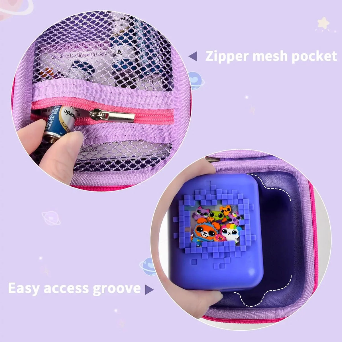 Paiyule Hard Carrying Case for Bitzee Digital Pet Toy Toy Carrying Case Babs