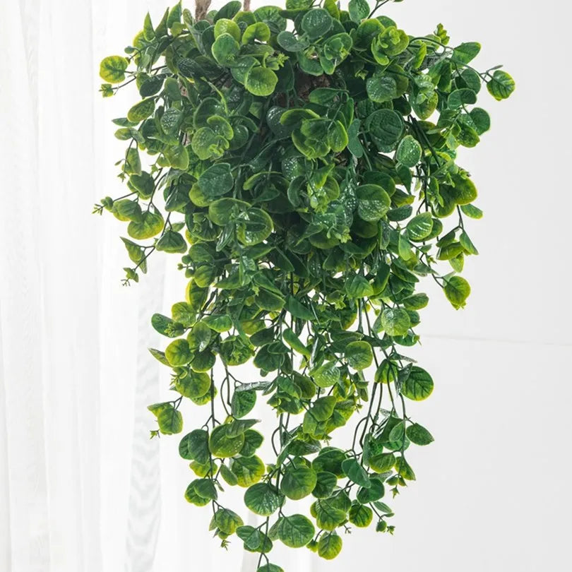 Artificial Eucalyptus Fern Vine Wall Hanging – 65cm Décor Artificial Plant Vine Babs