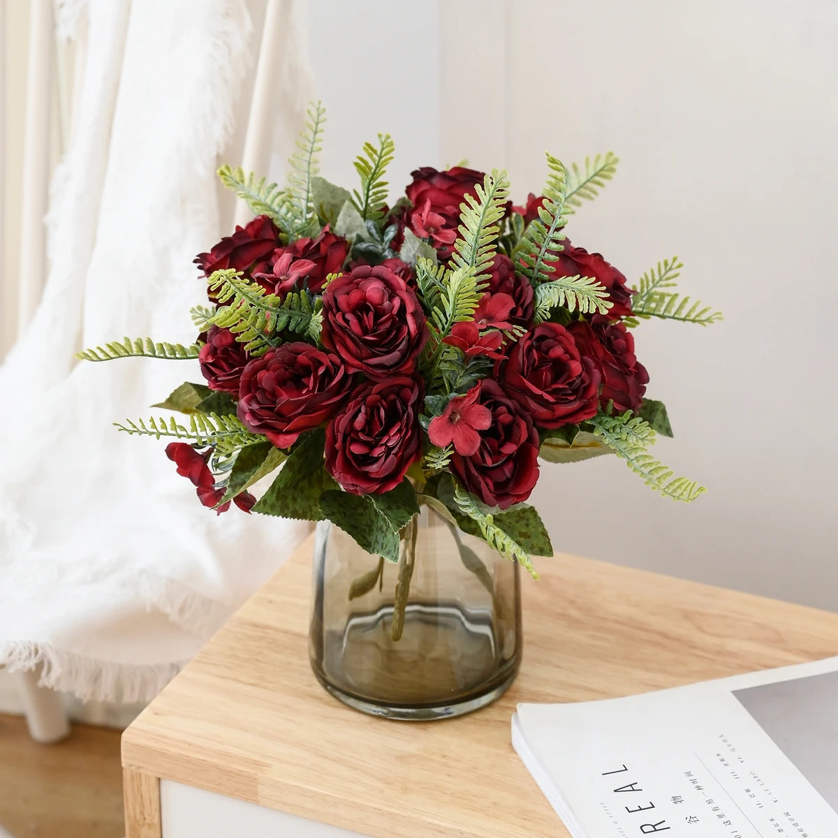 Artificial Silk Peony Bouquet – Wedding & Home Décor Artificial Flower Bouquet Babs
