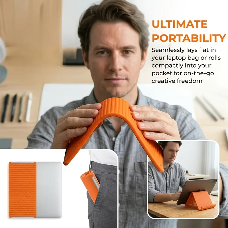 Foldable Silicone Phone Stand – Multi-Angle, Anti-Slip, Portable Phone Stand Babs