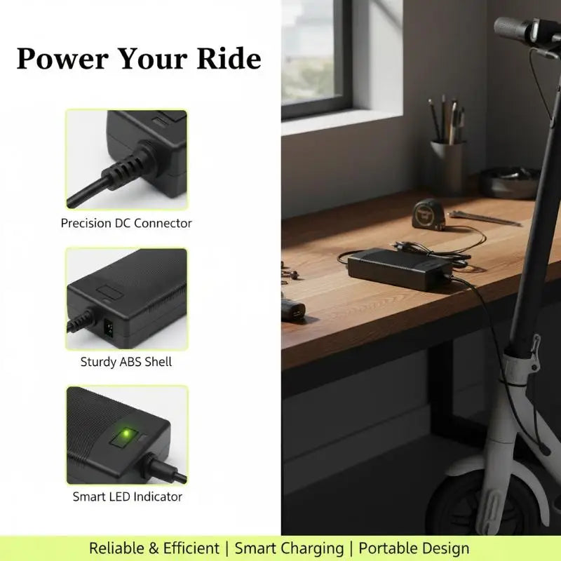 42V 2A Electric Scooter Battery Charger – M365 Universal Scooter Battery Charger Babs
